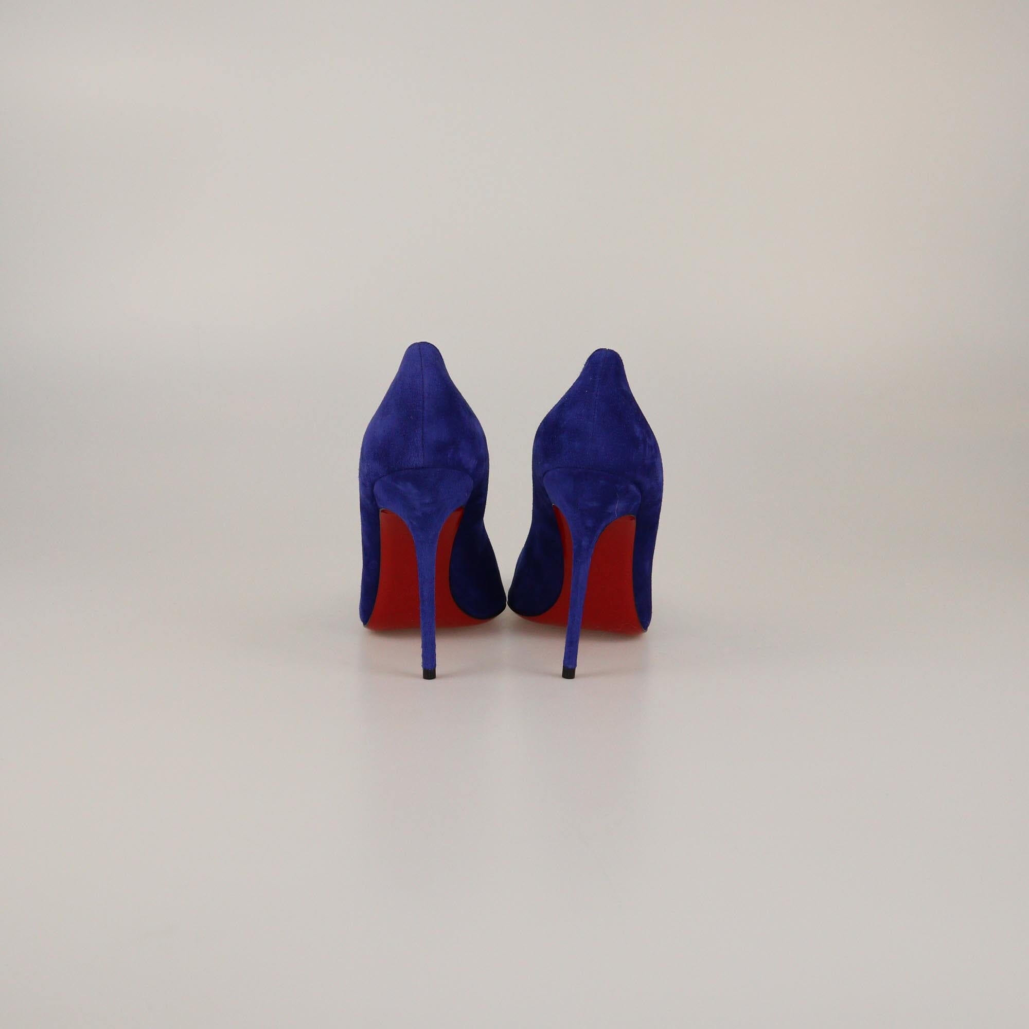 Christian Louboutin Electric Blue Corneille Pumps Womens Christian Louboutin 