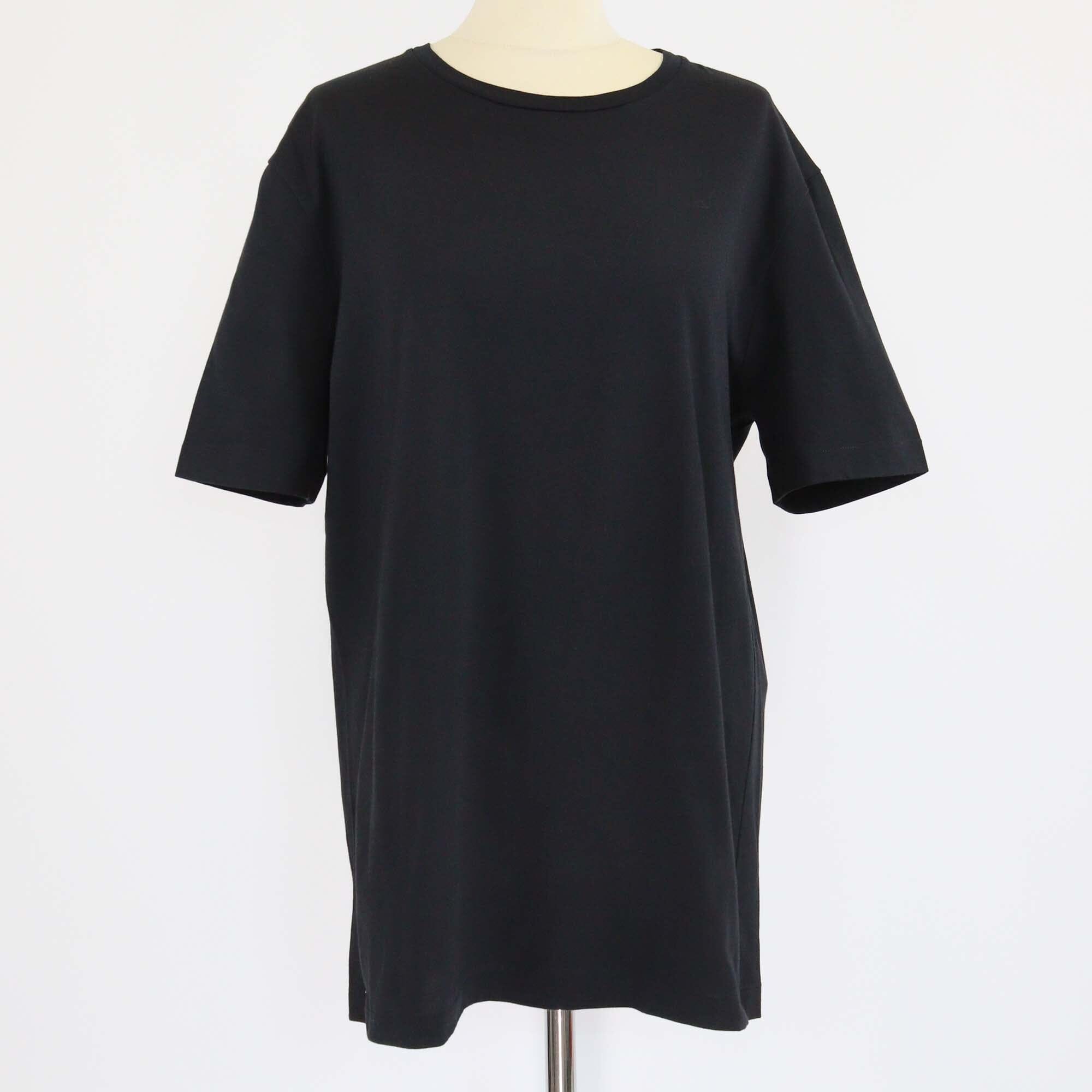 The Row Black Luke Short Sleeve T-Shirt Mens The Row 