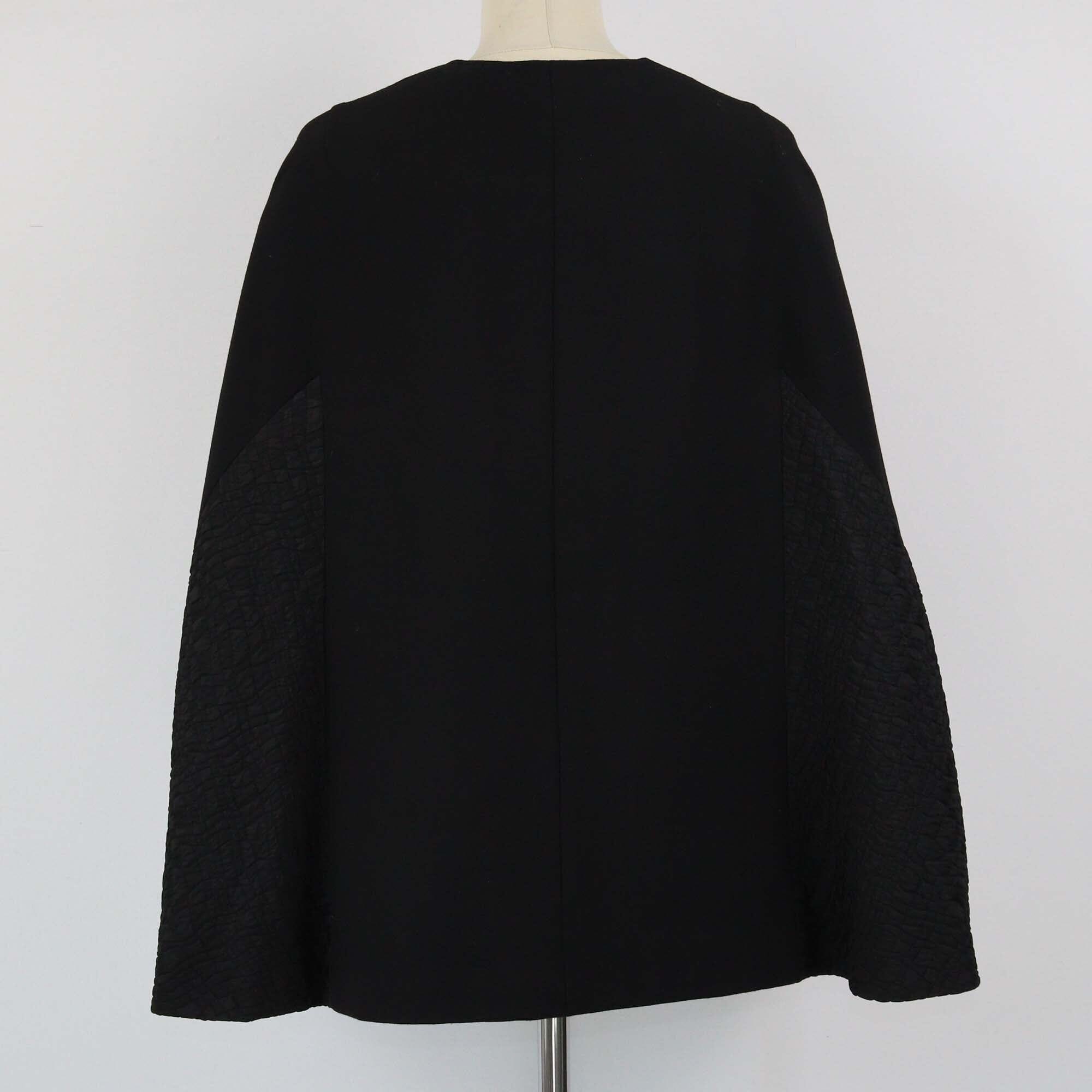 Dolce & Gabbana Black Side Pocket Crepe Jacket Womens Dolce & Gabbana 