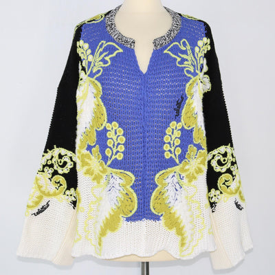 Valentino Multicolor Arazzo Floral Jersey Tunic Clothing Valentino 