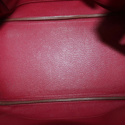 Hermes Rouge Grenat Togo Leather Gold Hardware Birkin 30 Bag