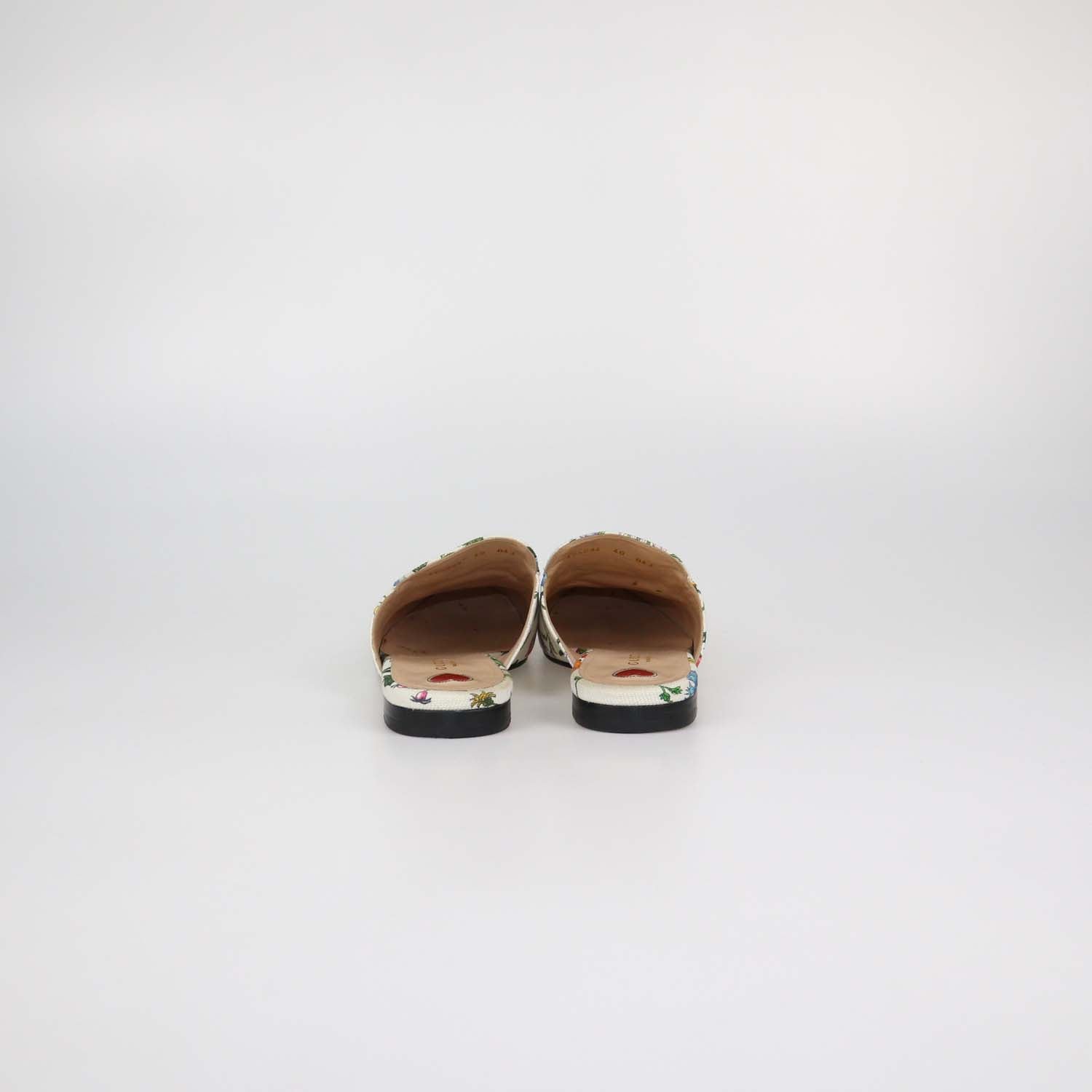 Gucci Multicolor Canvas Printed Princetown Horsebit Mules