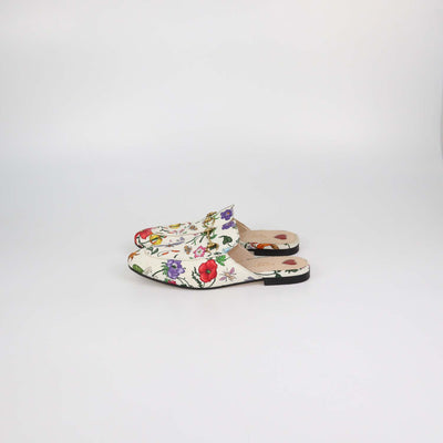 Gucci Multicolor Canvas Printed Princetown Horsebit Mules