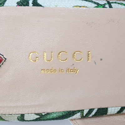 Gucci Multicolor Canvas Printed Princetown Horsebit Mules