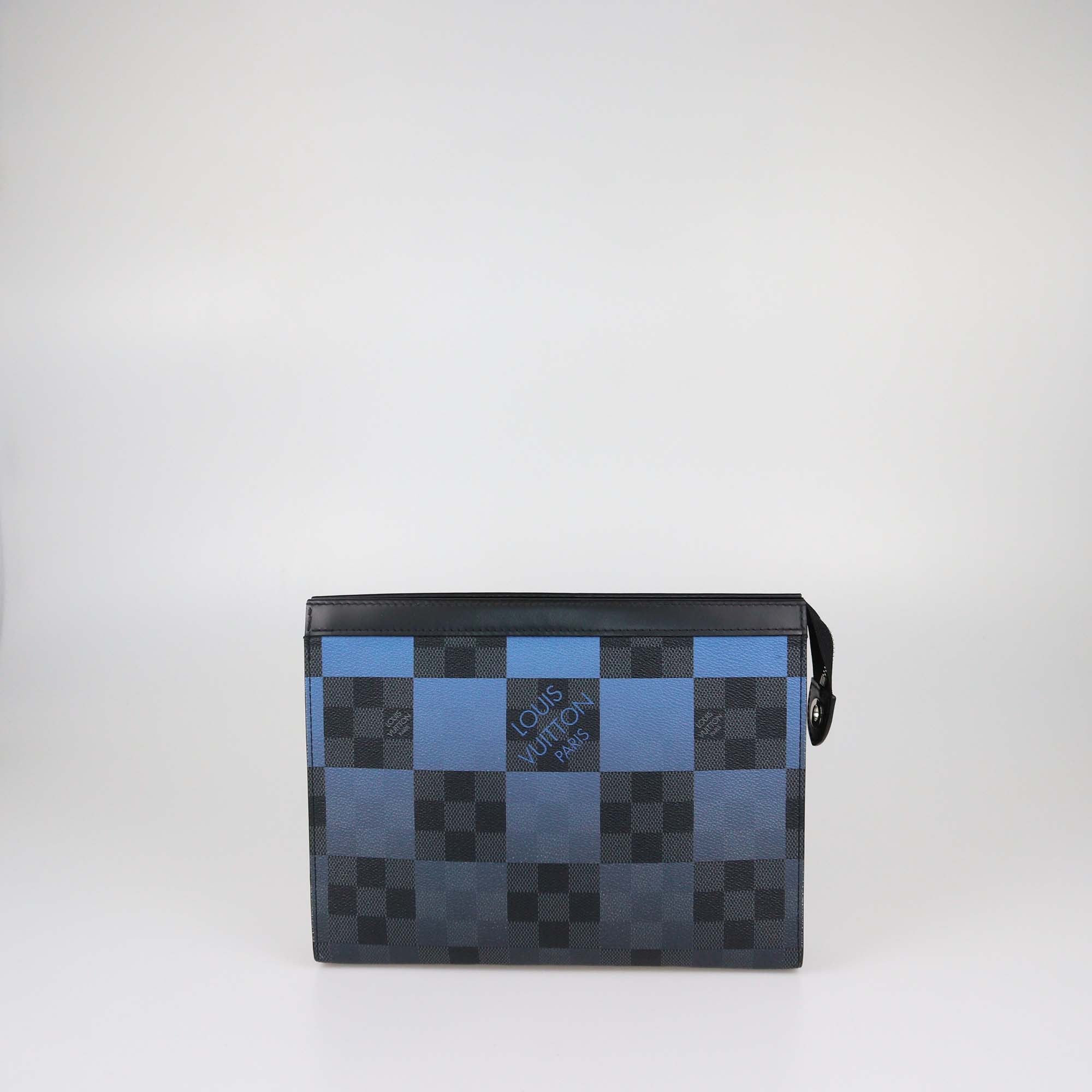 Louis Vuitton Blue Damier Graphite Giant Pixel Pochette Voyage MM
