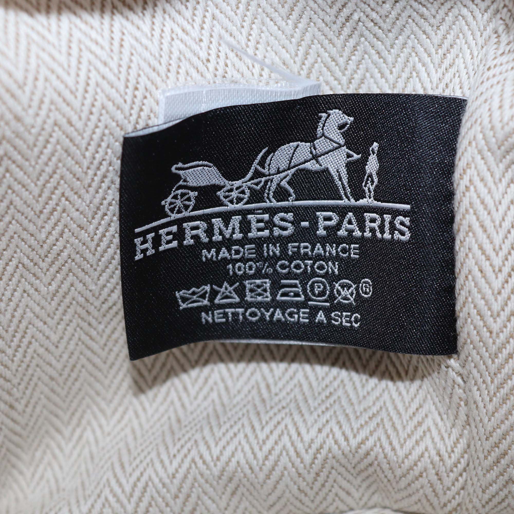 Hermes Naturel Canvas Small Bride-a-Brac Case