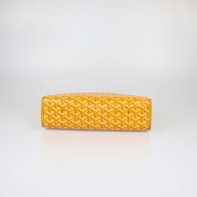 Goyard Yellow Goyardine Coated Canvas Jouvence GM Toiletry Bag