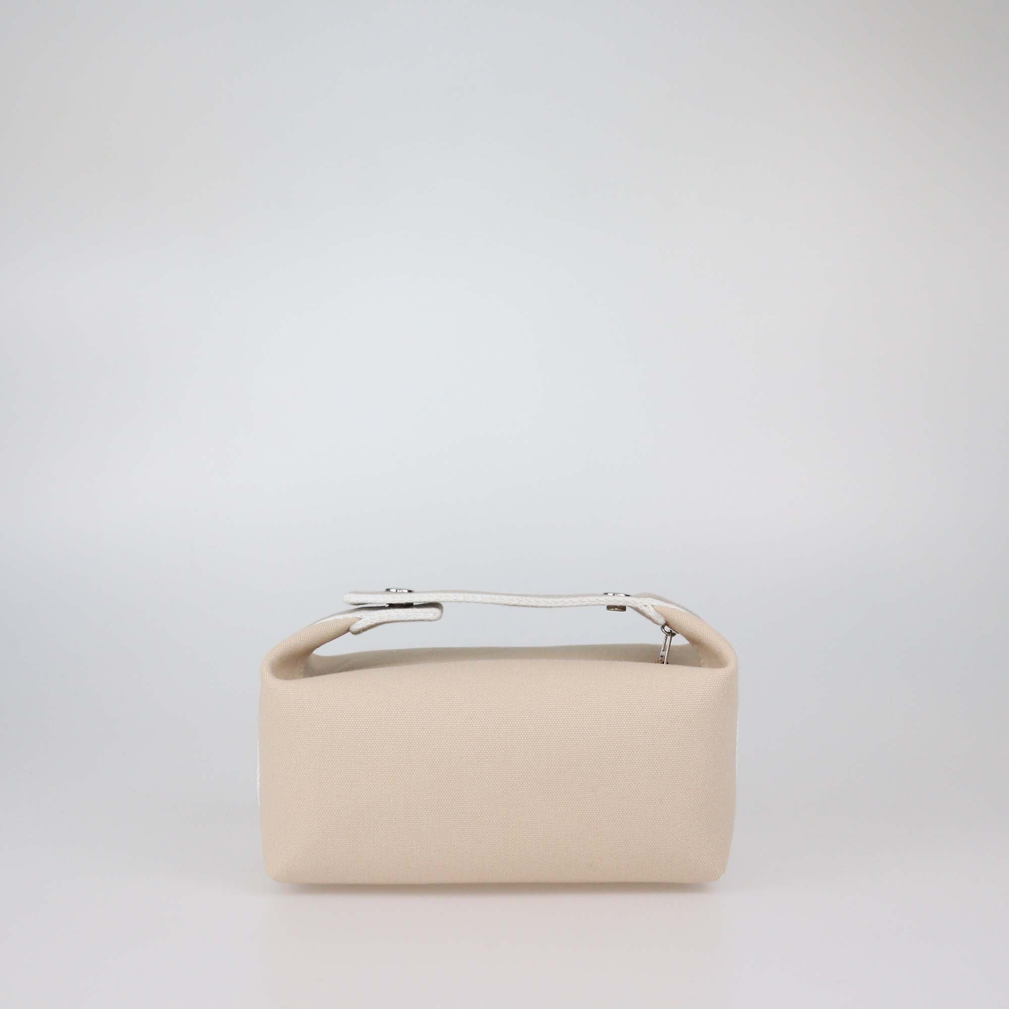 Hermes Naturel Canvas Small Bride-a-Brac Case