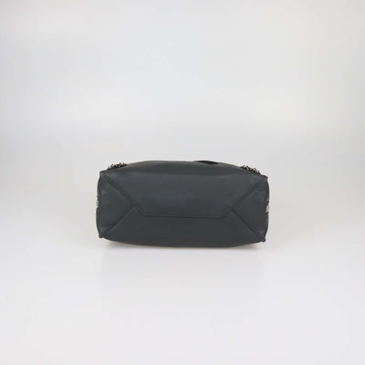 Balenciaga Dark Grey Leather Papier A6 Side Zip Tote