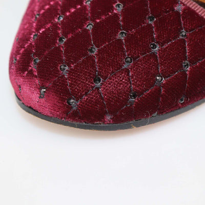 Christian Louboutin Brown/Burgundy Leopard Print Calf Hair and Velvet I Love My Loubies Loafers