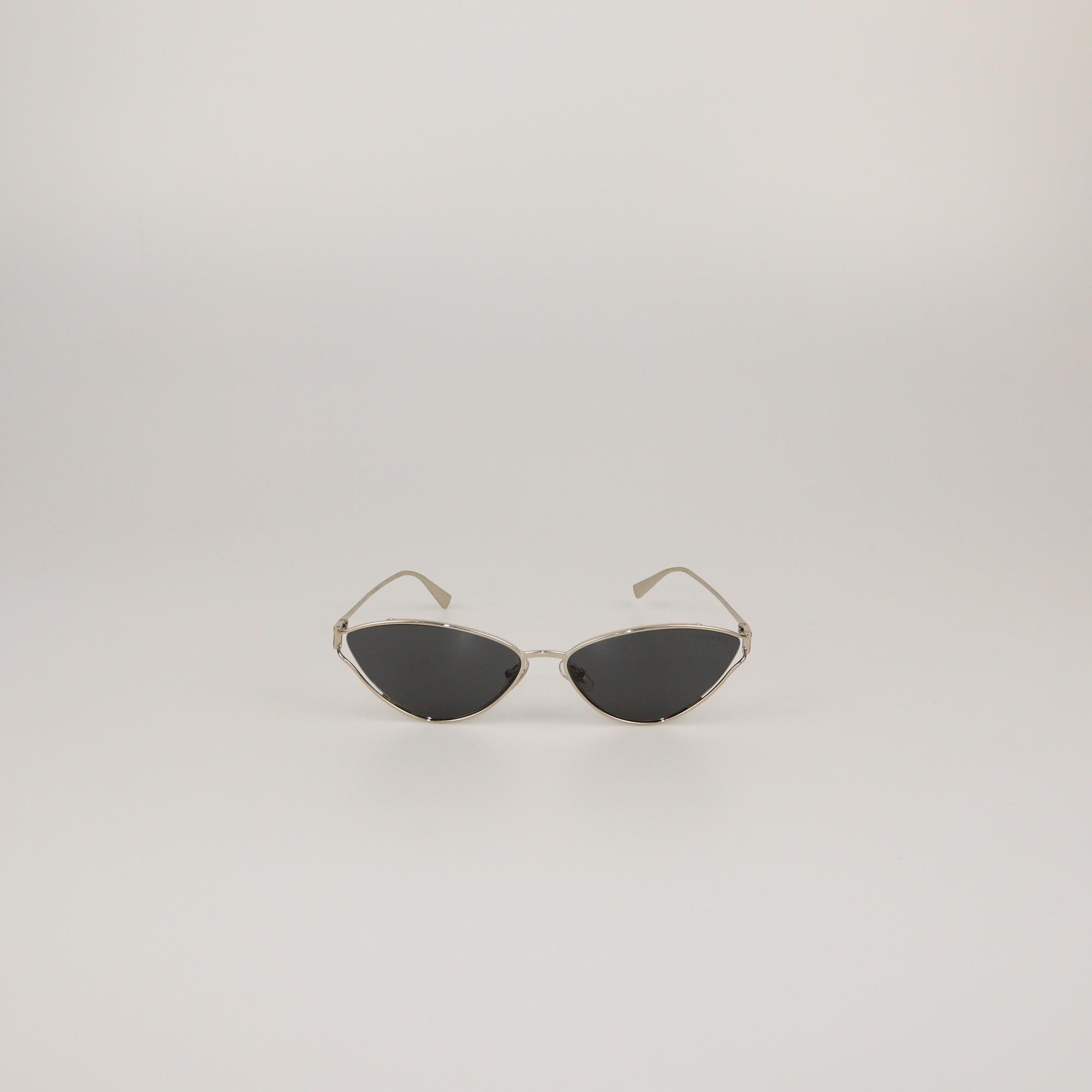 Tiffany & Co Silver/Black Cat Eye Sunglasses Womens Tiffany & Co. 