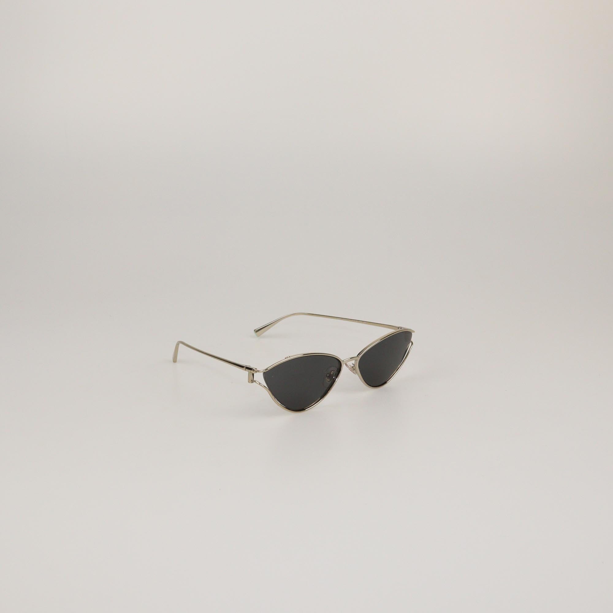 Tiffany & Co Silver/Black Cat Eye Sunglasses Womens Tiffany & Co. 