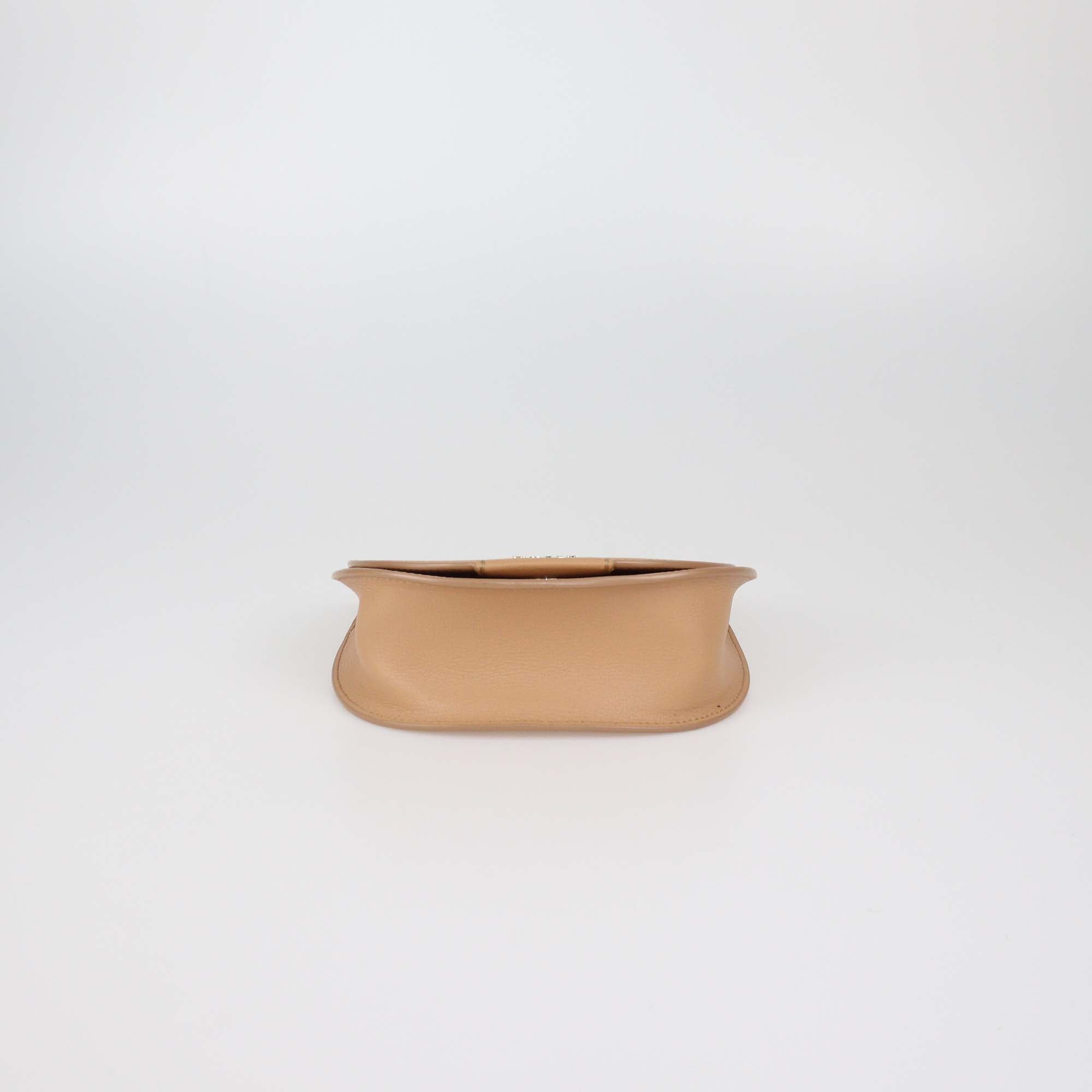 Aigner Tan Leather Mini Diane Crossbody Bag