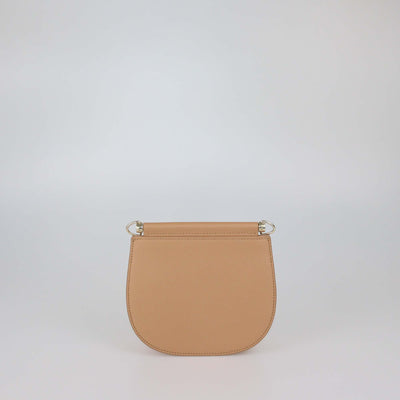 Aigner Tan Leather Mini Diane Crossbody Bag