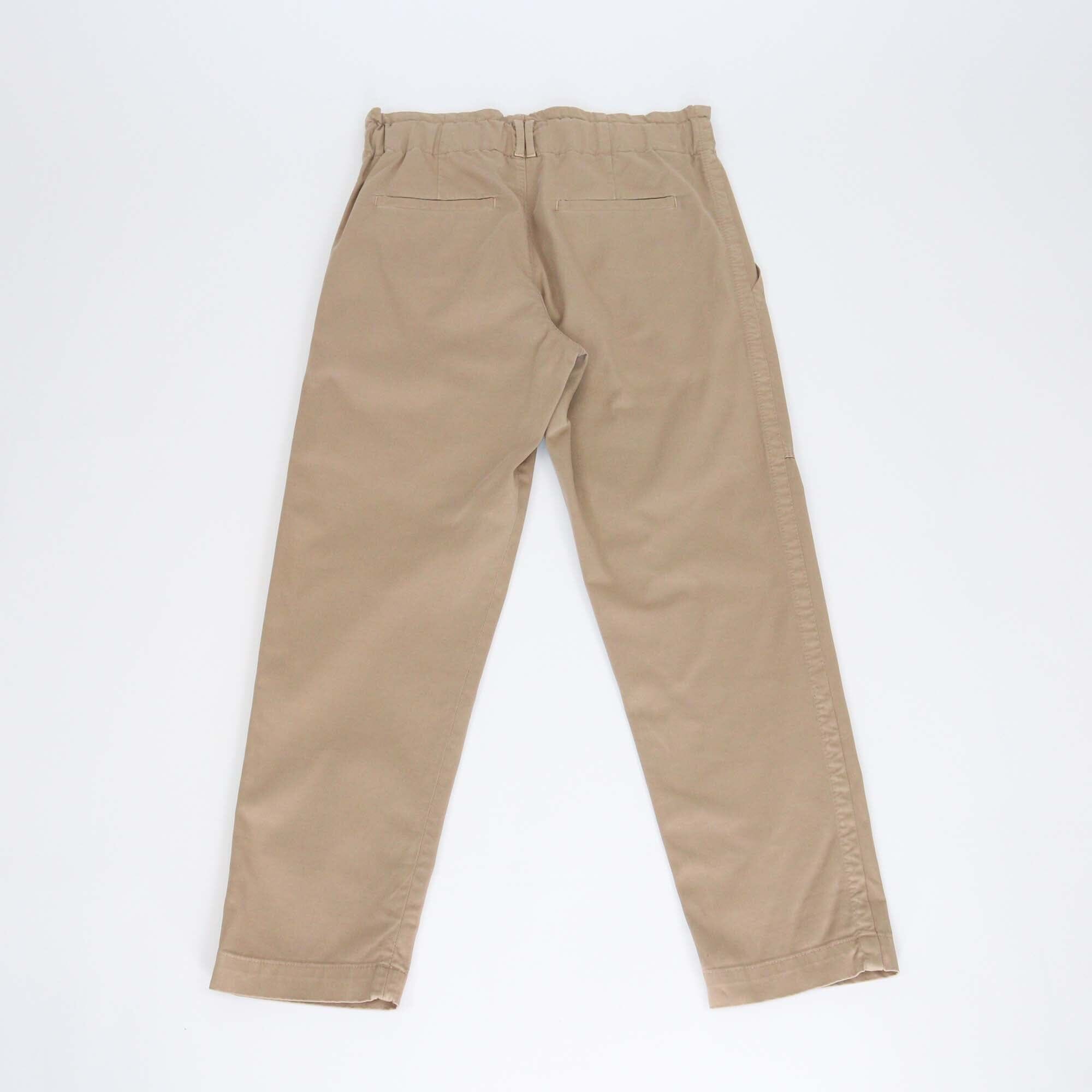 Brunello Cucinelli Brown pleated Straight Cut Trouser Womens Brunello Cucinelli 