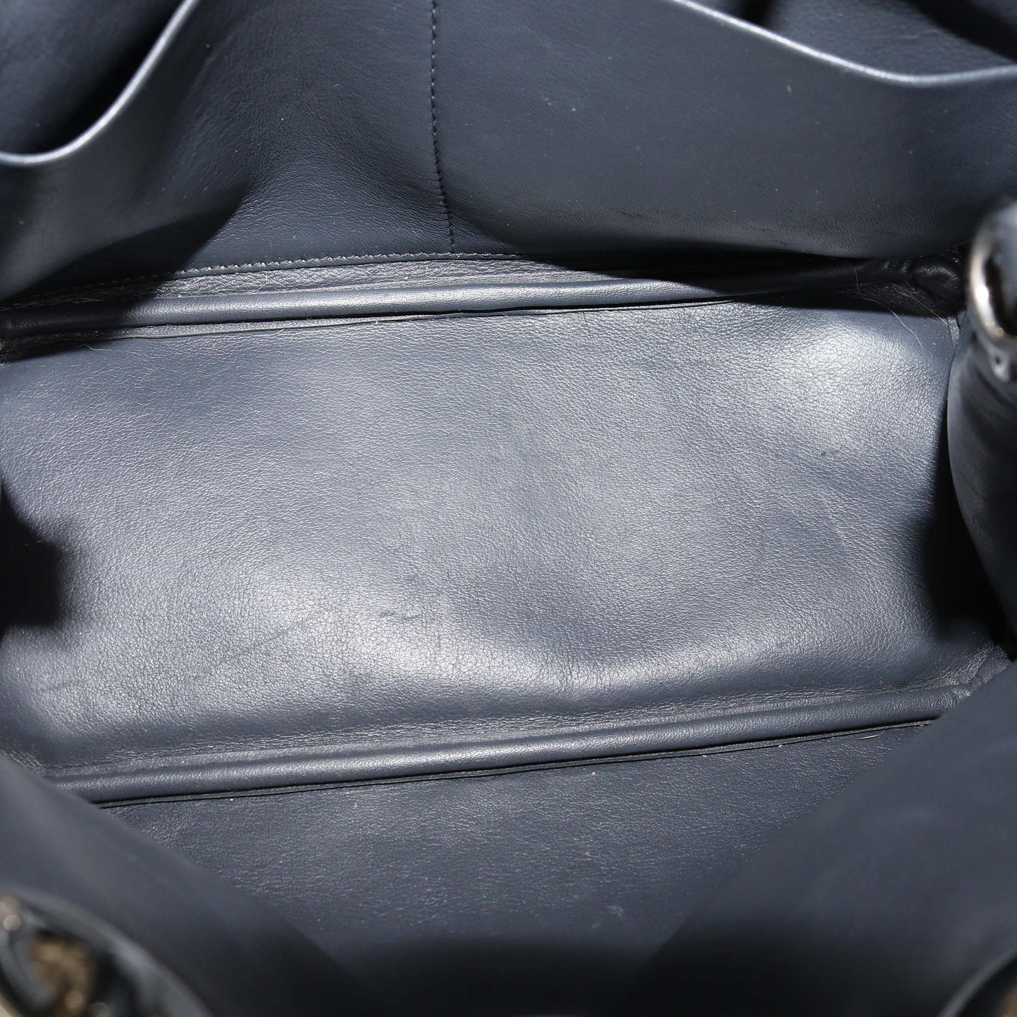 Christian Dior Green Leather Mini Diorissimo Tote