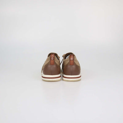 Loro Piana Dusty Camel Suede and Fabric 360 Flexy Walk Sneakers