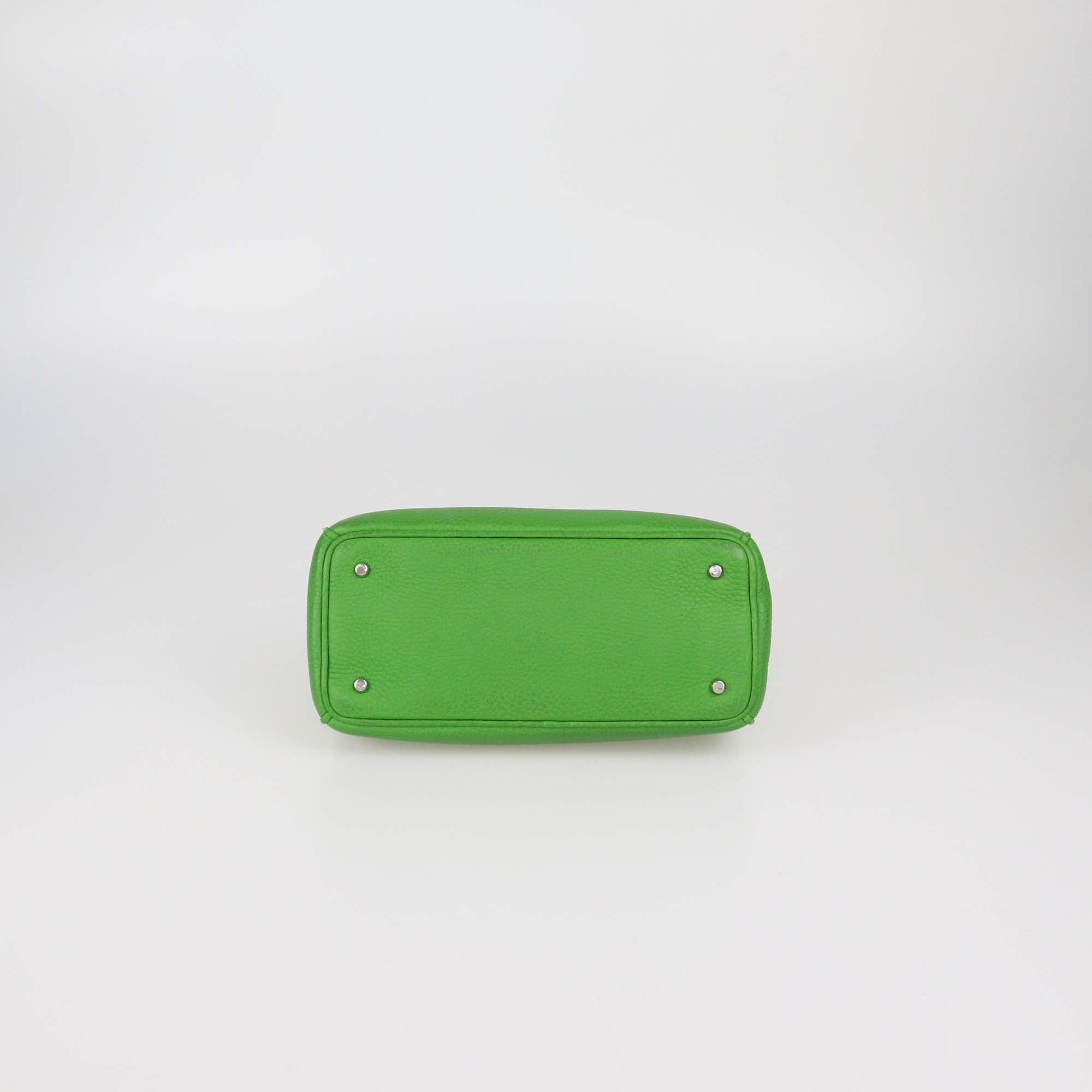 Christian Dior Green Leather Mini Diorissimo Tote