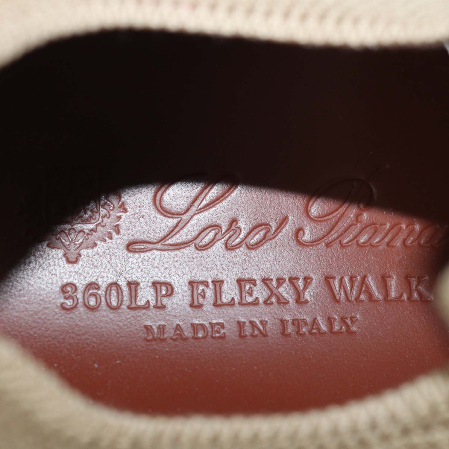 Loro Piana Dusty Camel Suede and Fabric 360 Flexy Walk Sneakers