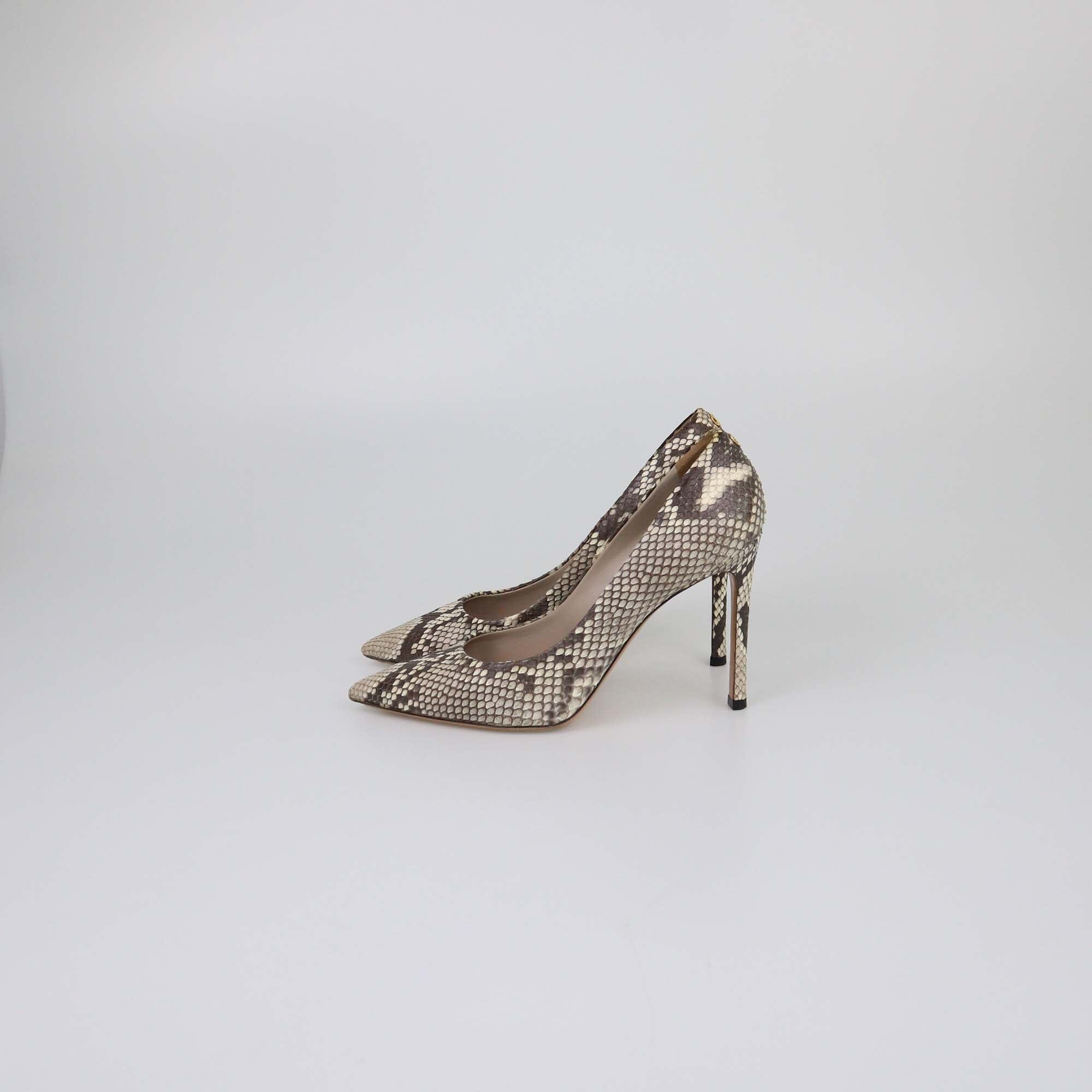 Louis Vuitton Beige Eyeline Pointed Pumps Womens Louis Vuitton 