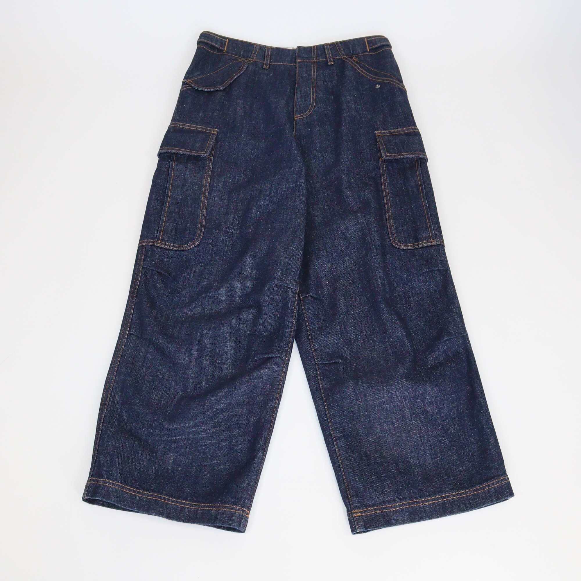 Christian Dior Dark Blue DO2 8 Cargo Jeans Womens Christian Dior 