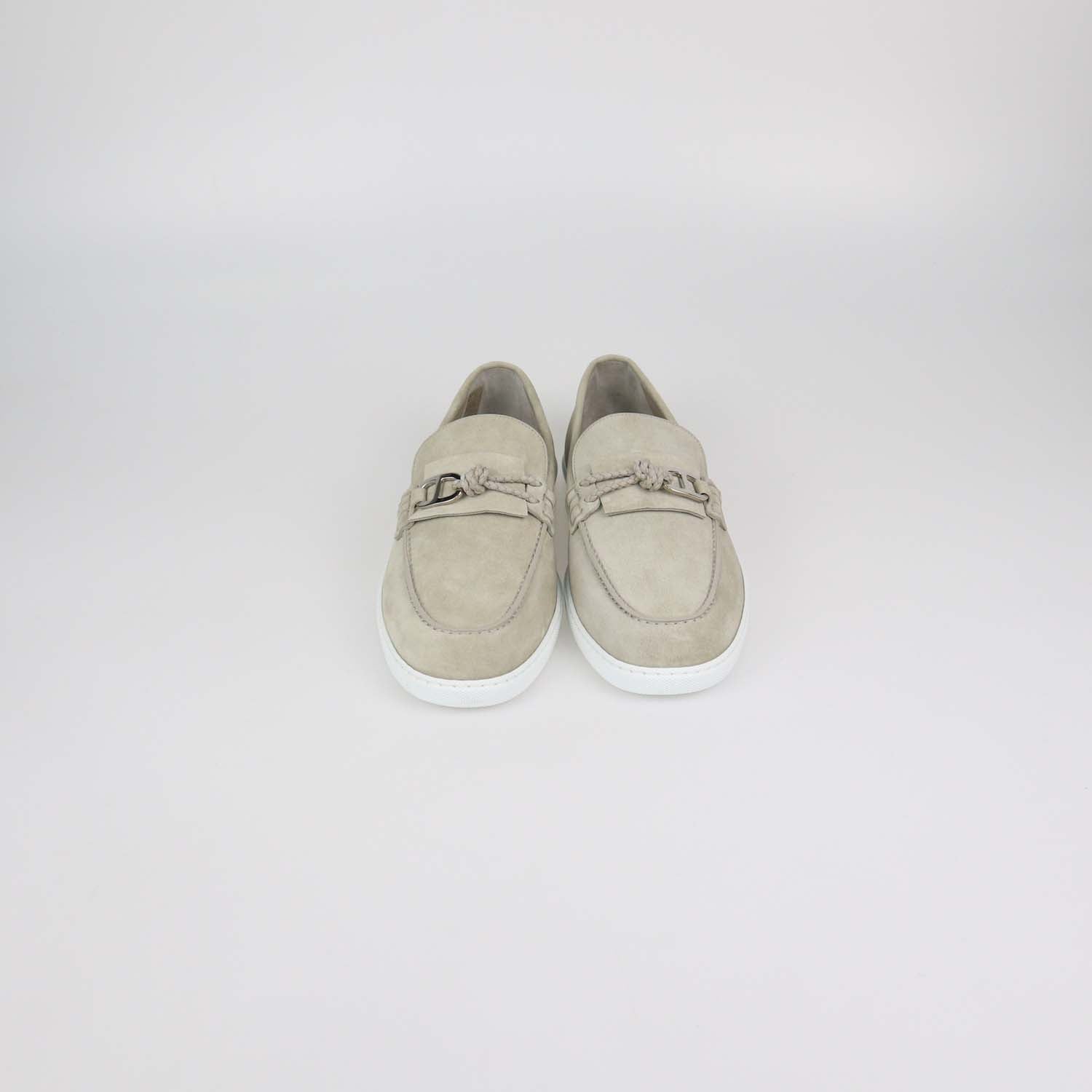 Hermes Beige Esquisse Suede Ignacio Loafers