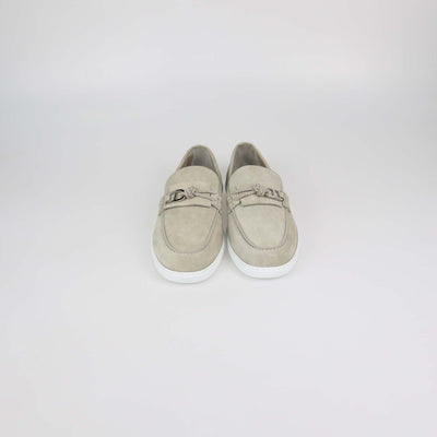 Hermes Beige Esquisse Suede Ignacio Loafers