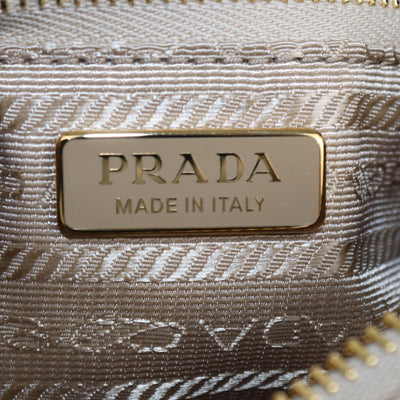 Prada Beige Re-Nylon and Saffiano Leather Re-Edition 2005 Shoulder Bag