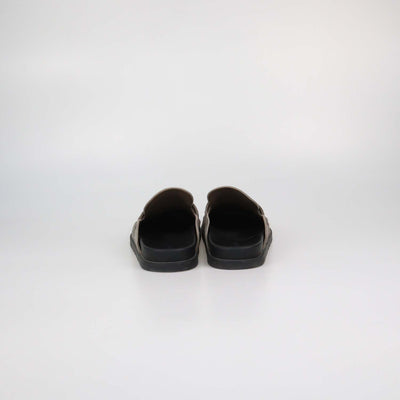 Hermes Grey Suede Go Mules