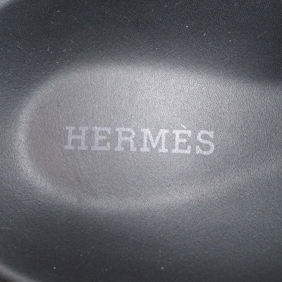 Hermes Grey Suede Go Mules