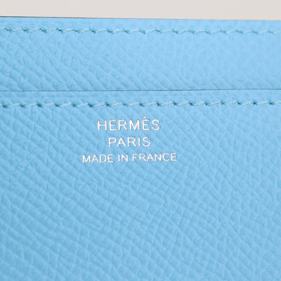Hermes Celeste Epsom Leather Constance To Go Wallet
