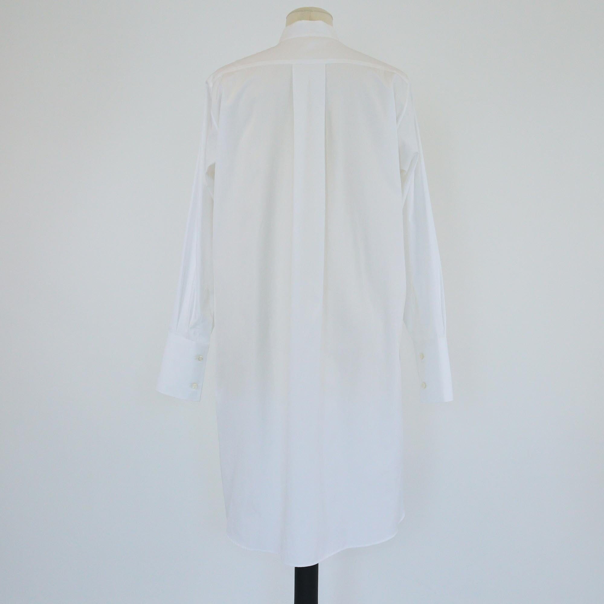 Christian Dior White Bee Embroidery Mock Neck Long Sleeve Midi Dress Womens Christian Dior 