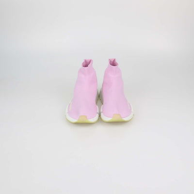Balenciaga Pink Knit Speed Trainer Sneakers