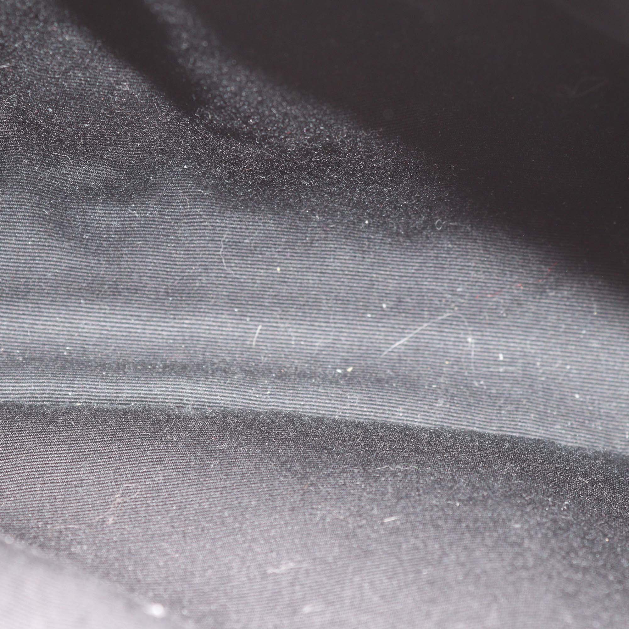 Saint Laurent Dark Grey Matelasse Leather Small Loulou Shoulder Bag