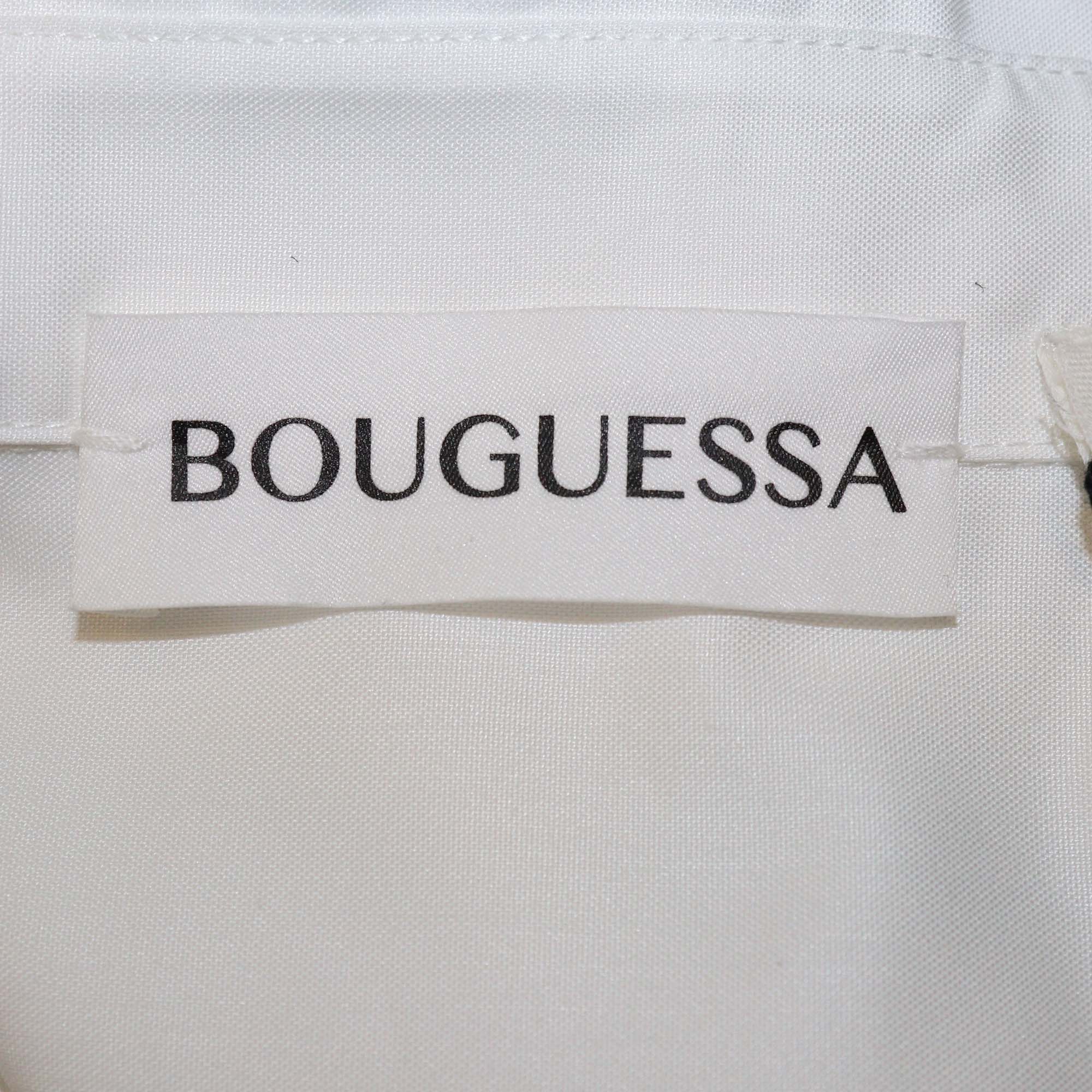 Bouguessa Off White Cotton Loujean Long Sleeve Shirt