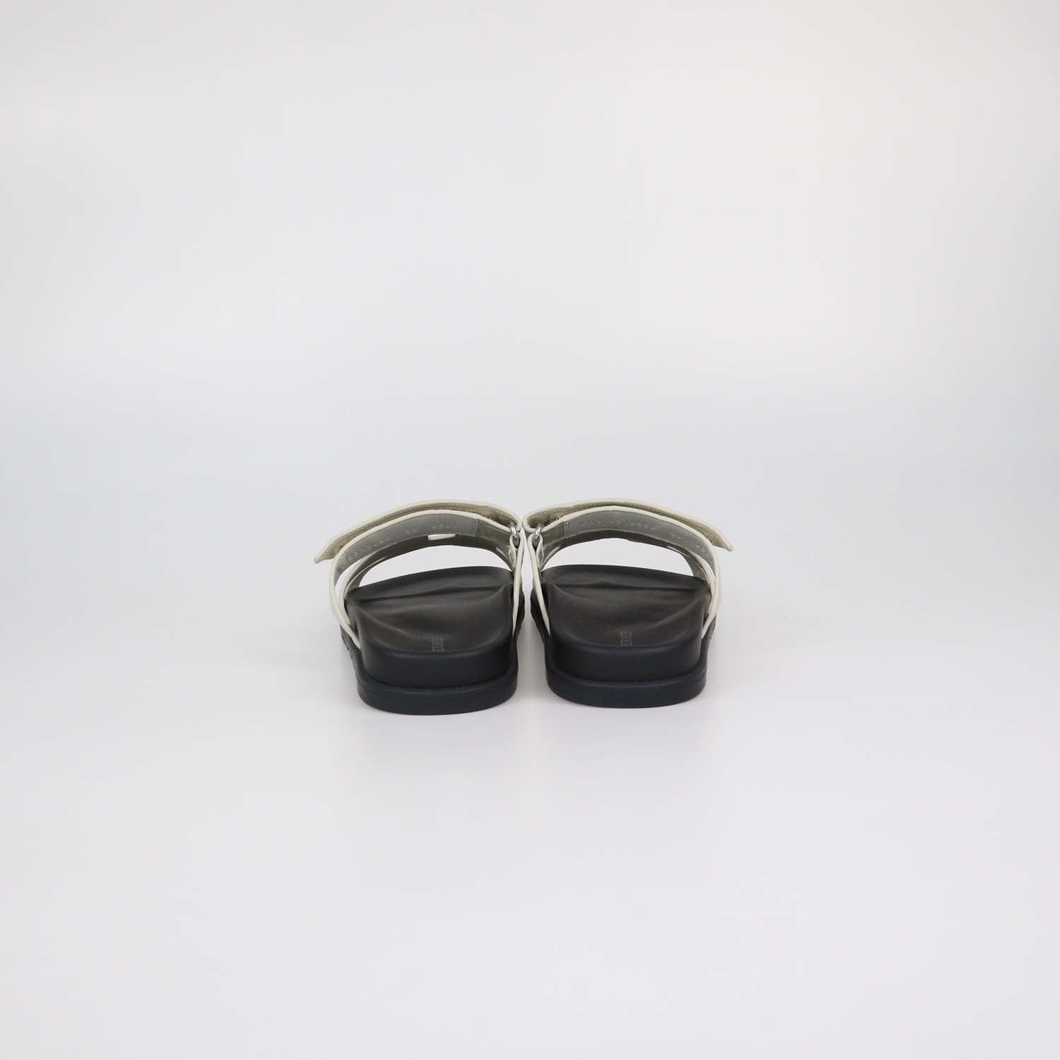 Hermes Beige Glaise Alligator Chypre Sandals