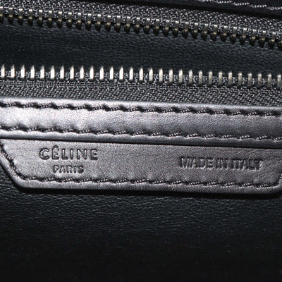 Celine Tricolor Leather Mini Luggage Tote
