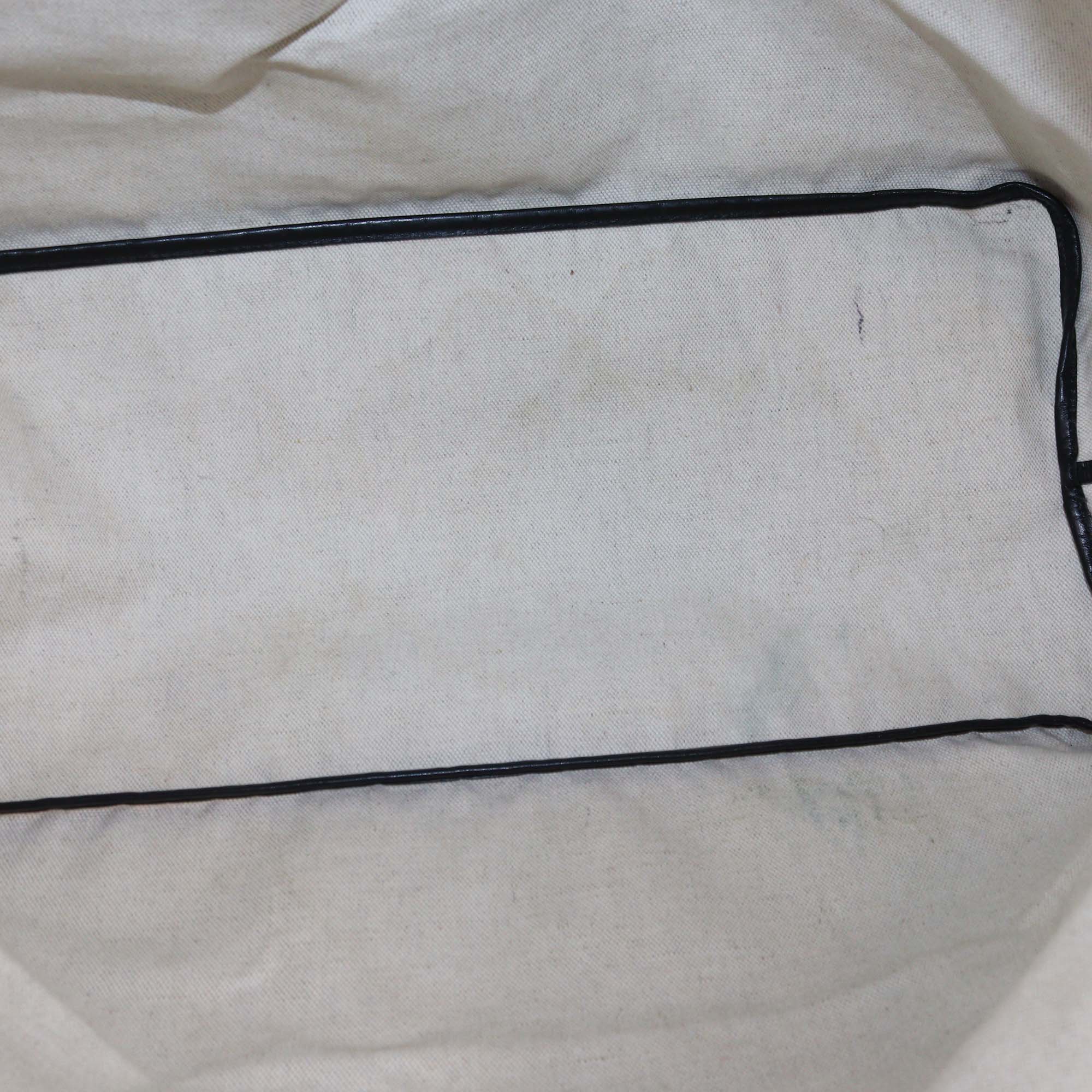 Goyard Black Goyardine Coated Canvas Saint Louis GM Tote