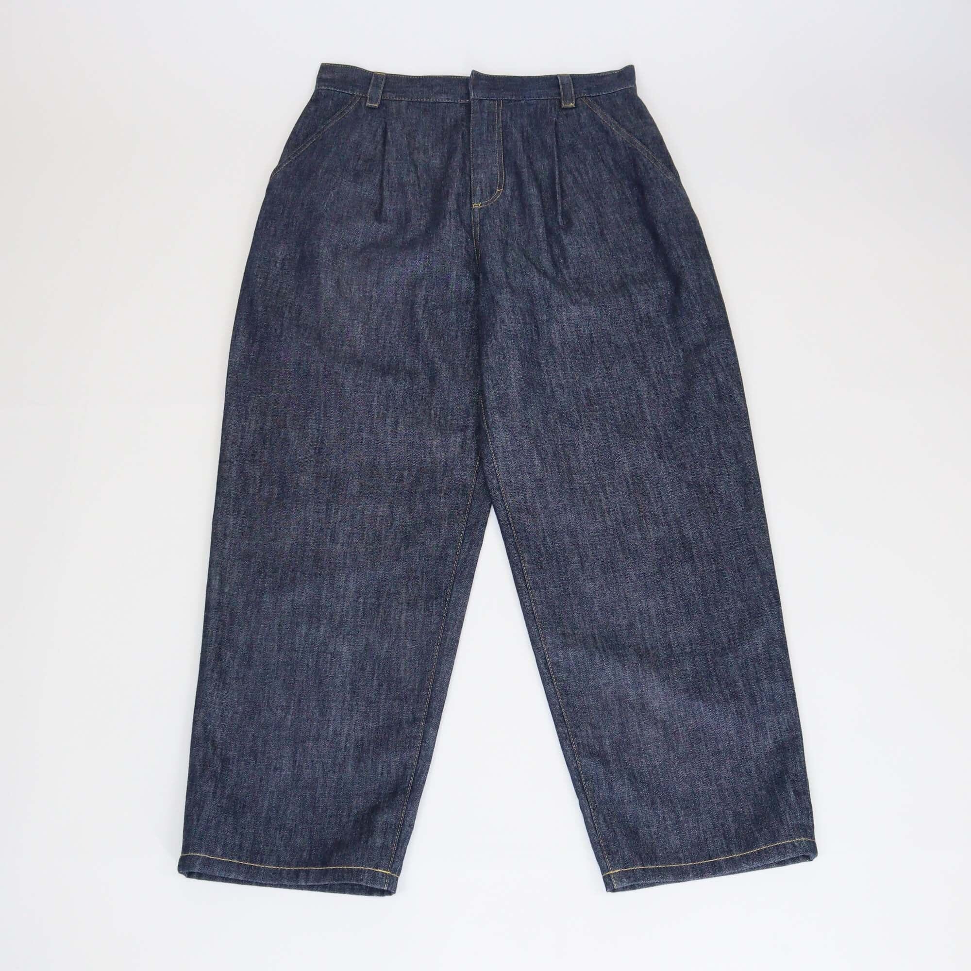 Christian Dior Deep Blue Tapered Denim Jeans Womens Christian Dior 