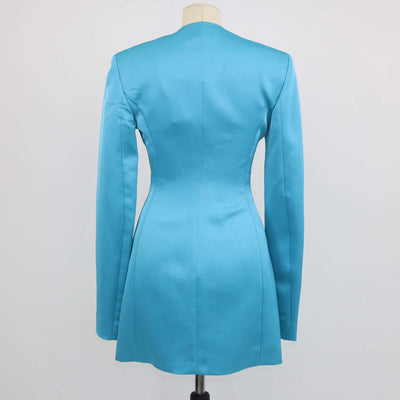 The Attico Capri Blue Polyester Jacqueline Mini Dress