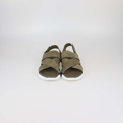 Hermes Green Suede Electric Sandals