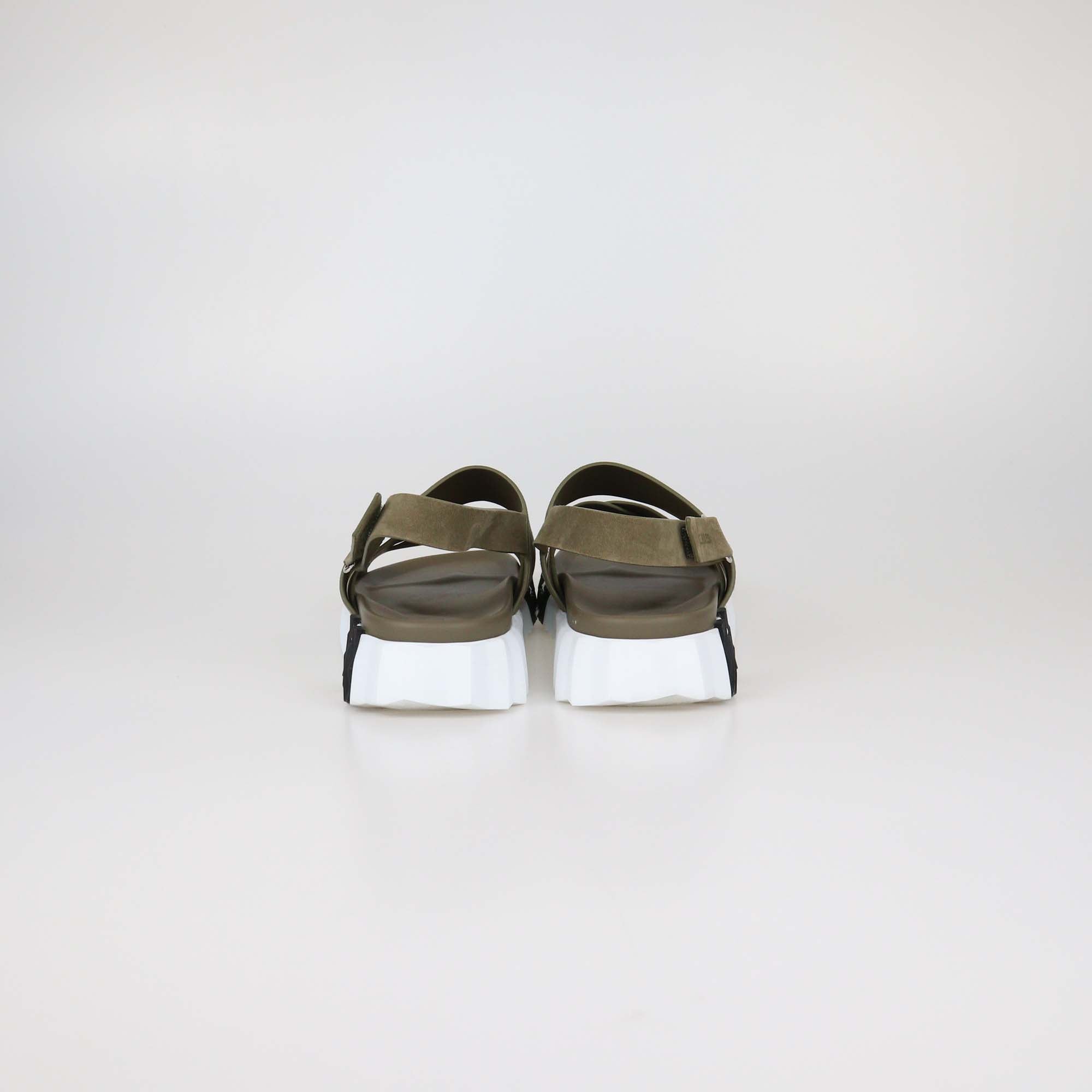 Hermes Green Suede Electric Sandals