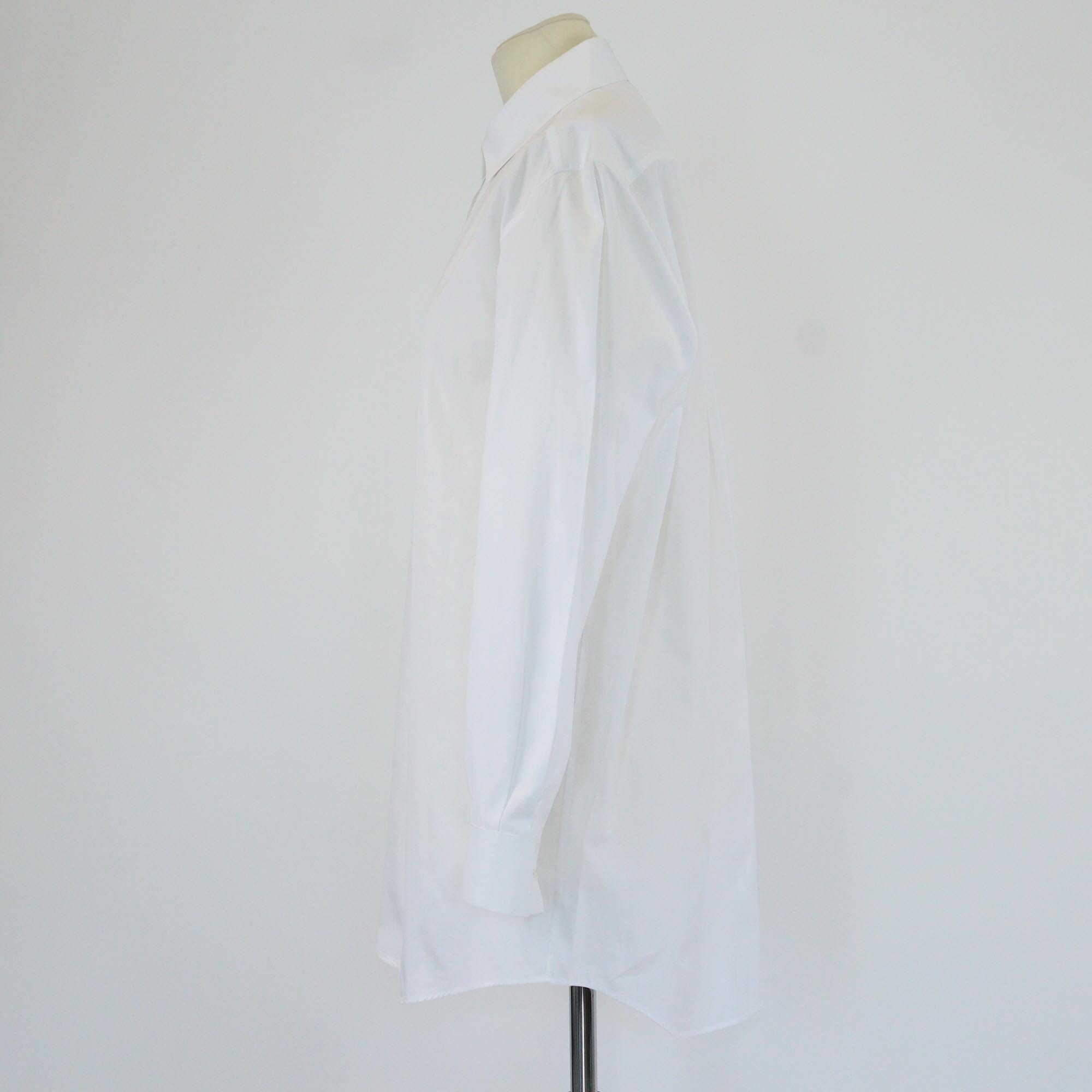 Christian Dior White Bee Embroidery Long Sleeve Shirt