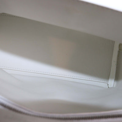 Hermes Blanc Evercolor and Swift Leather Mini 24/24 Bag