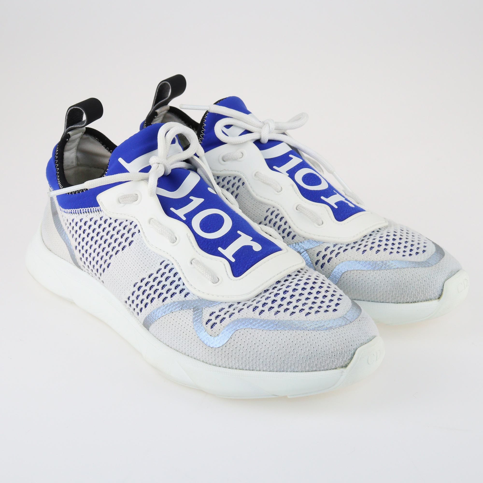 Dior Homme White/Blue B21 Neo Sneakers Shoes Dior 