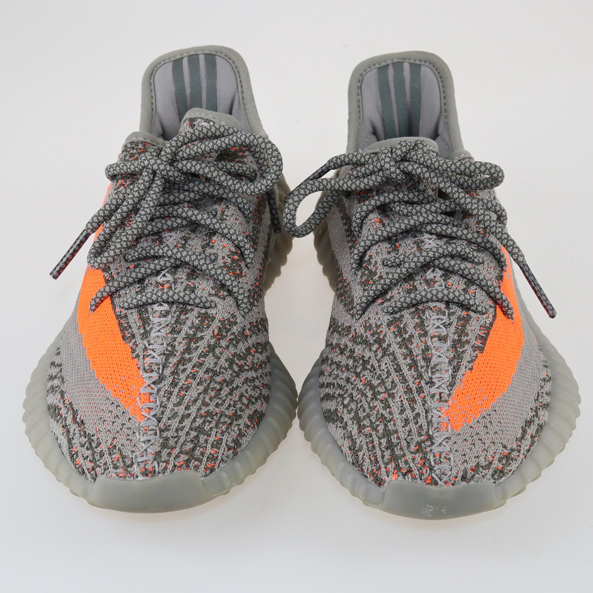 Yeezy x Adidas Grey/Orange Boost 350 V2 Beluga Reflective Sneakers Shoes Yeezy 