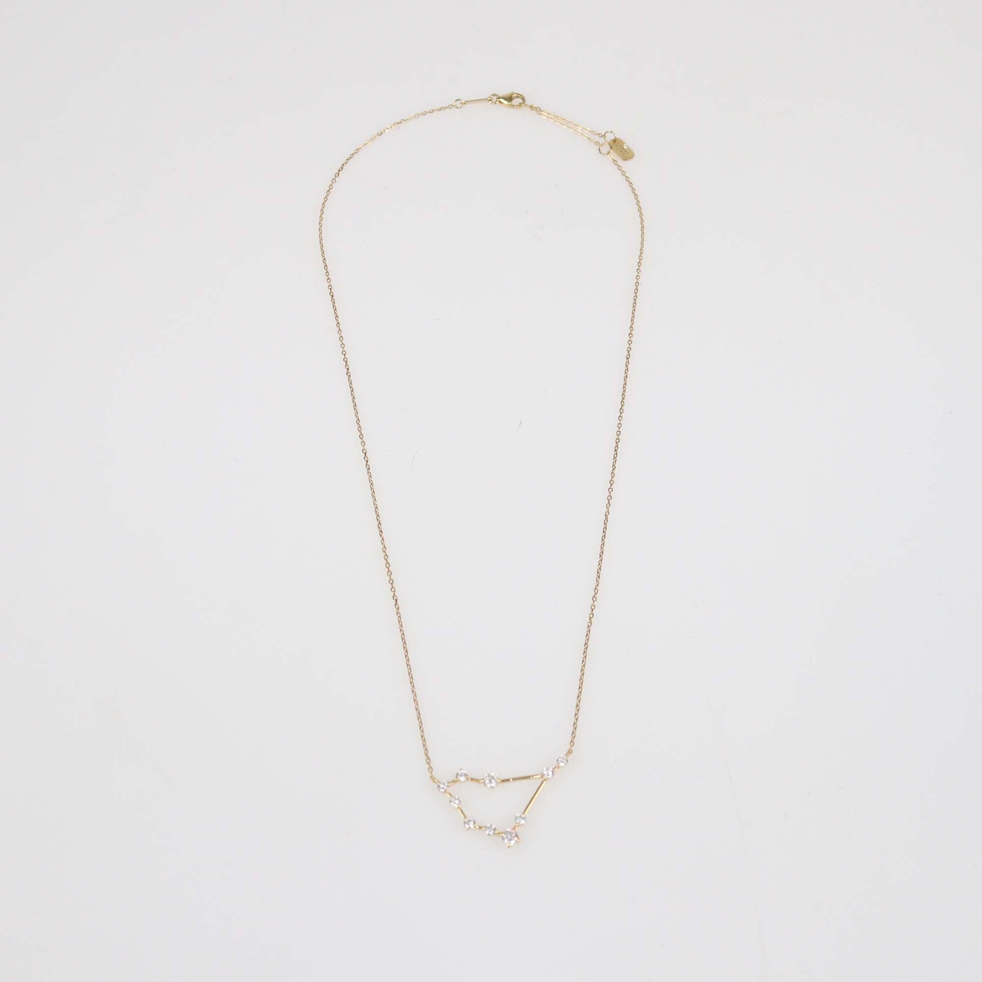 Fergus James Capricorn 18K yellow Gold Diamond Necklace Womens Fergus James 