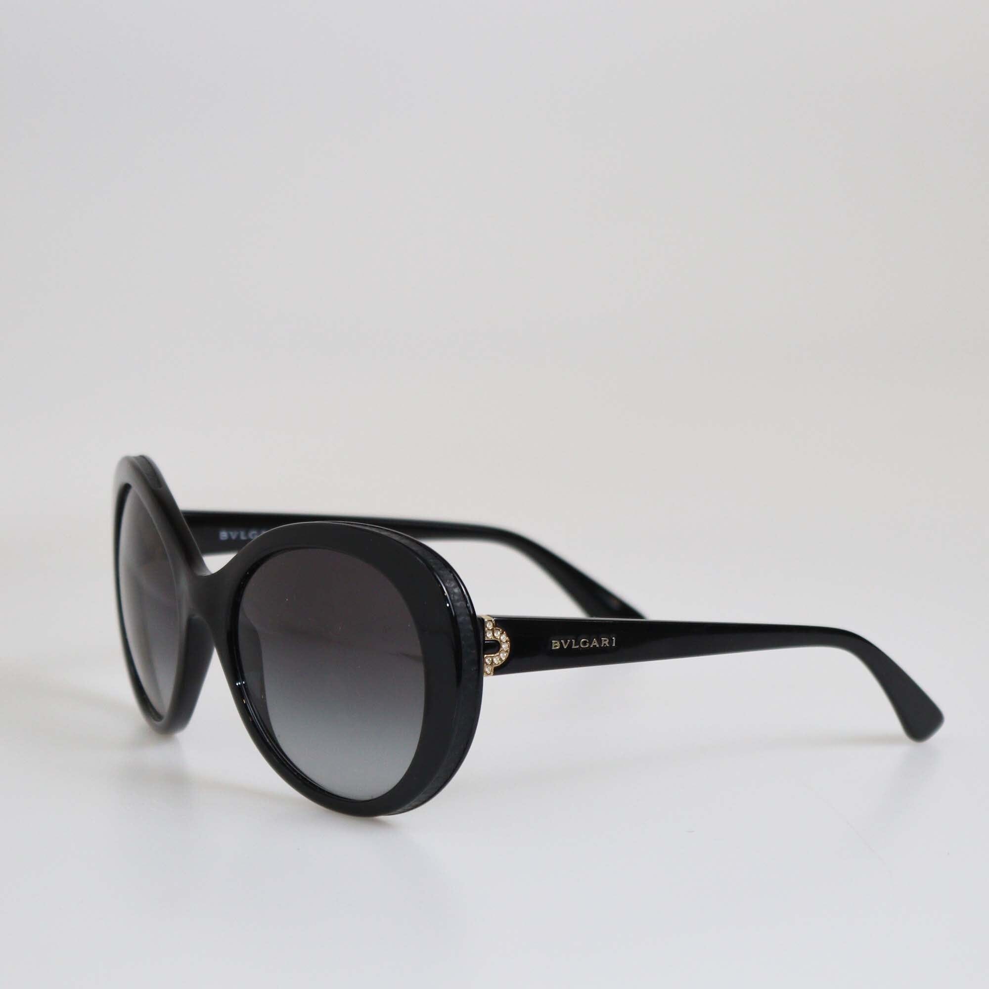 Bvlgari Black Gradient Butterfly Sunglasses Womens Bvlgari 