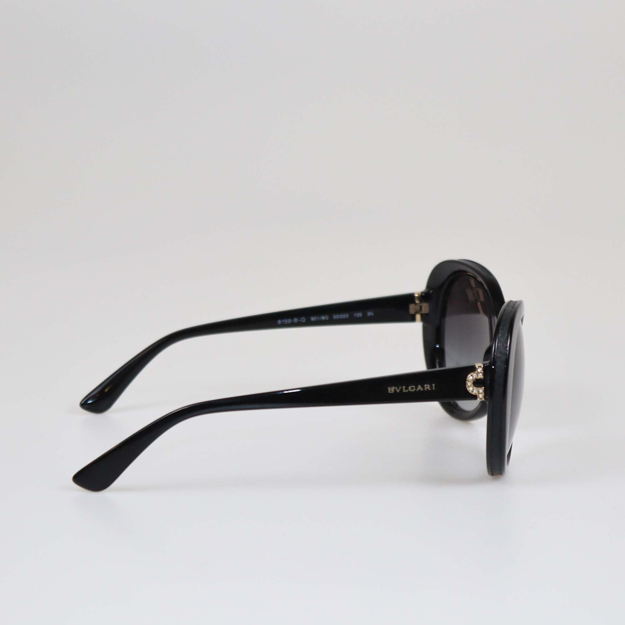 Bvlgari Black Gradient Butterfly Sunglasses Womens Bvlgari 