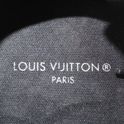 Louis Vuitton White/Black Leather Rivoli Low Top Sneakers